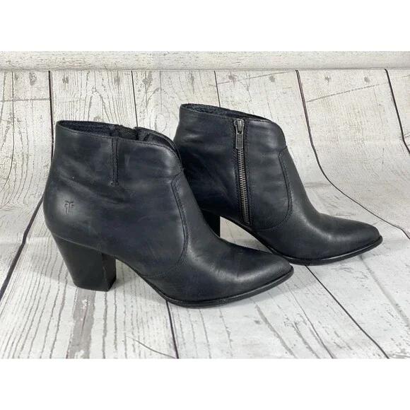 Frye | Shoes | Frye Jennifer Black Leather Boho Western  display picture 1